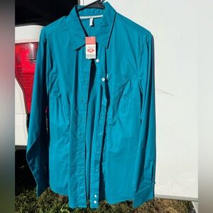 Cinch Women’s Vibrant Teal Button-Up Shirt